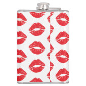 Flasques Lèvres Rouges, Rouge À Lèvres, Baiser, Motif Des L (Dos)