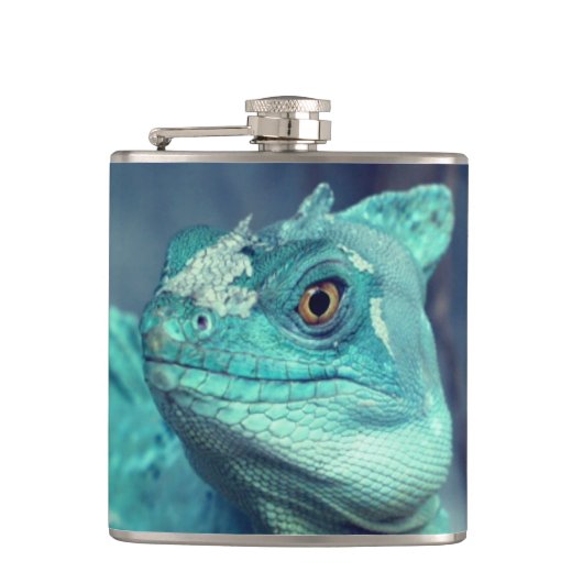 Flasques Lézard bleu (Devant)