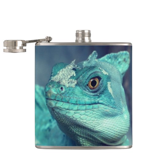 Flasques Lézard bleu (Ouvert)