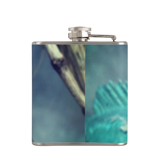 Flasques Lézard bleu (Dos)