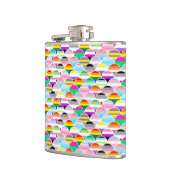 Flasques LGBTQIA+ Queer Scalloped Pride Flag Fans (Gauche)