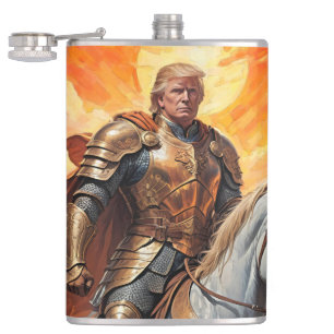 Flasques L'héroïque guerrier Trump en or