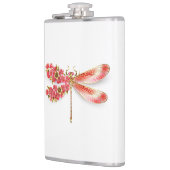 Flasques libellule de fleurs avec sakura de bijoux (Gauche)