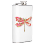 Flasques libellule de fleurs avec sakura de bijoux (Droite)