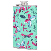 Flasques libellules et papillons (Gauche)