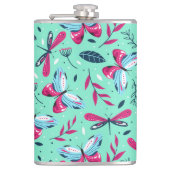 Flasques libellules et papillons (Devant)