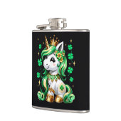 Flasques Licorne Mignonne Trèfle St Patrick (Gauche)
