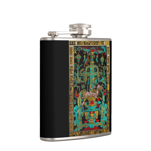 Flasques Lid of Great Tomb of Pakal - Astronaut Palenque (Droite)