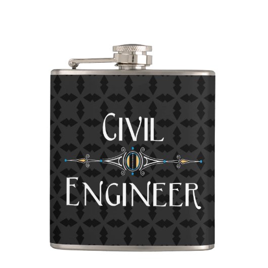 Flasques Ligne décorative du génie civil (Devant)