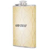 Flasques Lignes abstraites dorées (Gauche)