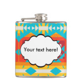 Flasques Lignes de formes tribales (Devant)