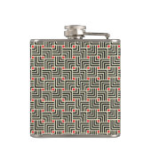 Flasques Lignes géométriques motif (Dos)