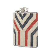 Flasques Lignes graphiques orange et bleu (Gauche)