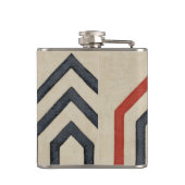 Flasques Lignes graphiques orange et bleu (Dos)