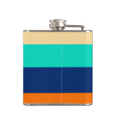 Flasques Lignes multicolores à motifs (Dos)