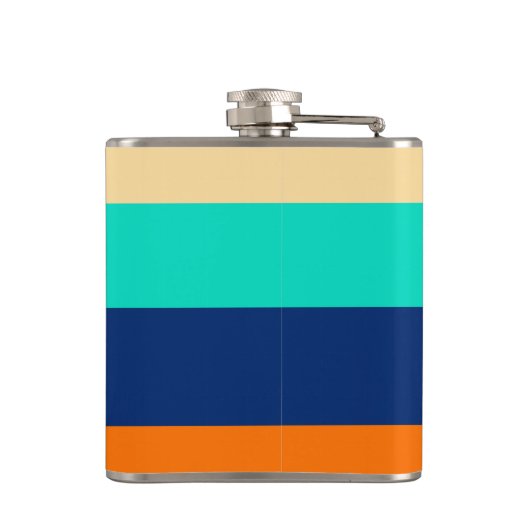 Flasques Lignes multicolores à motifs (Dos)