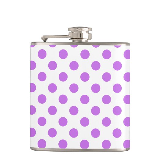 Flasques Lilac et pois blancs (Devant)