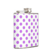 Flasques Lilac et pois blancs (Droite)
