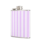 Flasques Lilac violet et blanc bonbons rayures (Gauche)