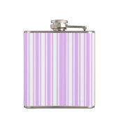 Flasques Lilac violet et blanc bonbons rayures (Dos)