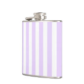 Flasques Lilac violet et blanc bonbons rayures (Gauche)