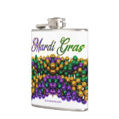 Flasques L'image emblématique sur le thème de Mardi Gras de (Gauche)