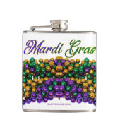 Flasques L'image emblématique sur le thème de Mardi Gras de (Devant)