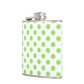 Flasques Lime et pois blancs (Gauche)