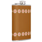 Flasques Limite de bordure Fleur Retro Terre Brown (Droite)