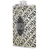 Flasques Lin Texture Arrière - plan sur une Mustach personn (Gauche)