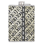 Flasques Lin Texture Arrière - plan sur une Mustach personn (Dos)