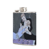 Flasques L'incendie, illustration pour 'Fetes Galantes' de  (Gauche)