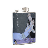 Flasques L'incendie, illustration pour 'Fetes Galantes' de  (Droite)