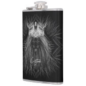 Flasques Lion avec monogramme de couronne (Gauche)