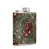 Flasques "Lion héraldique" (Droite)