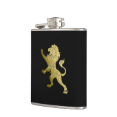Flasques Lion royal d'or noir (Gauche)