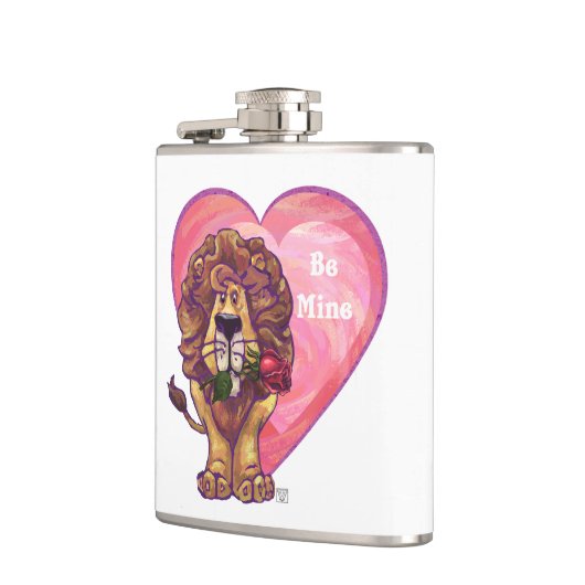 Flasques Lion Saint Valentin (Gauche)