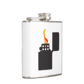 Flasques Lit Open Cigarette Lighter (Droite)