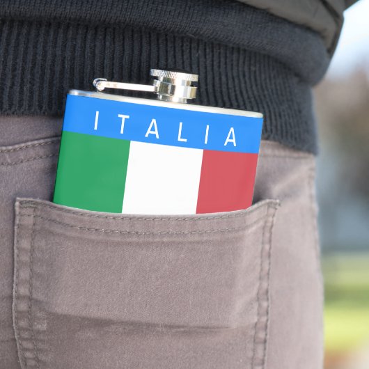 Flasques L'Italie - drapeau italien (En situation)