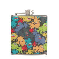 Little cute funny monsters