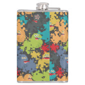 Flasques Little cute funny monsters (Dos)