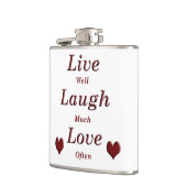 Flasques Live Laugh Love (Gauche)