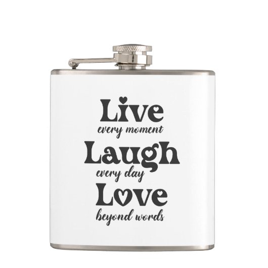 Flasques live, rire, amour - trois beaux mots (Devant)