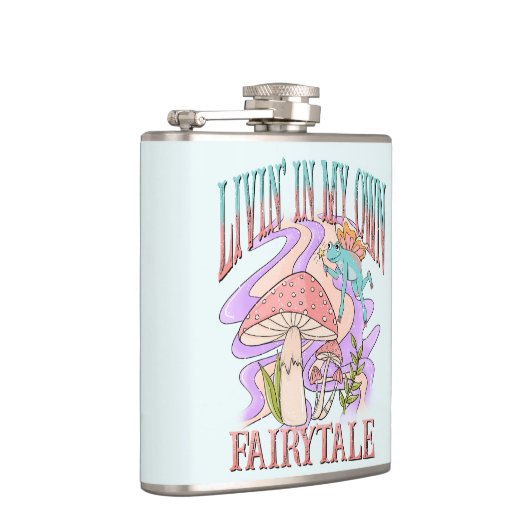 Flasques Livin' In My Own Fairytale - Frog & Champignons (Droite)