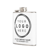 Flasques Logo d'entreprise personnalisé (Gauche)