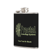 Flasques Logo des systèmes de camouflage fractal (Gauche)