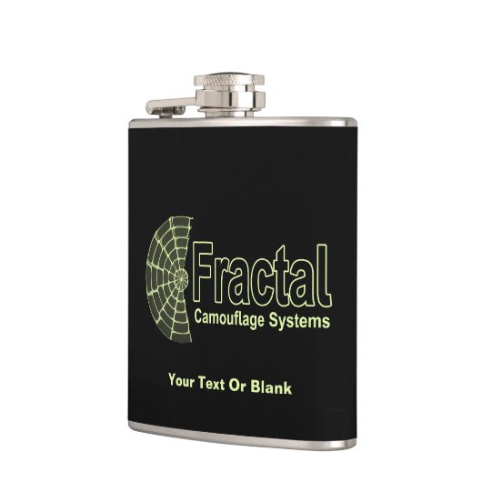 Flasques Logo des systèmes de camouflage fractal (Gauche)