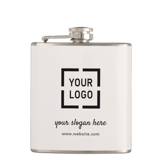 Flasques Logo ivoire personnalisé promotion (Devant)