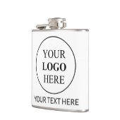 Flasques Logo Promotionnel Personnalisé – Aucune Commande M (Gauche)