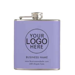 Flasques Logo simple d'entreprise Promotion personnalisée d